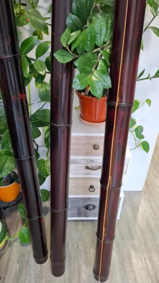 Cañas de bambú decorativas 2 metros x 8 grosor