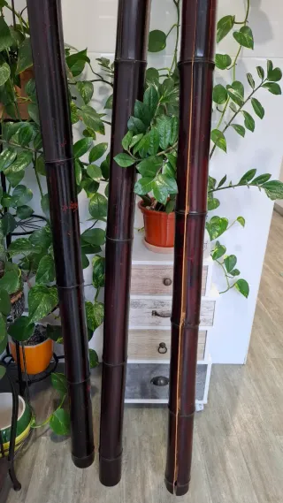 Cañas de bambú decorativas 2 metros x 8 grosor