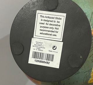 Globo Terráqueo Vintage