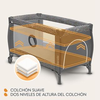 lionelo Sven Plus Cuna de Viaje para bebés 0-36M p