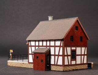2 Casas H0 Maqueta de trenes