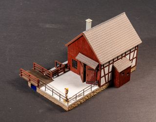 2 Casas H0 Maqueta de trenes