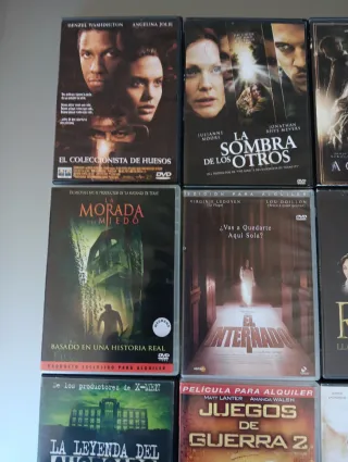 9 Películas DVD Terror/Suspense Todas Originales