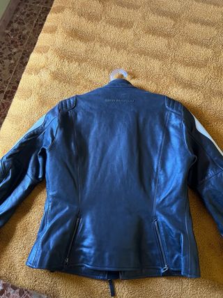 Cazadora Piel BMW Negra