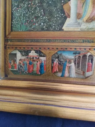 Reproducción La Anunciación Marco Dorado