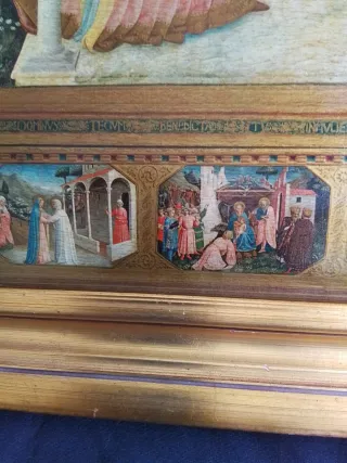 Reproducción La Anunciación Marco Dorado