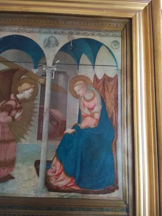 Reproducción La Anunciación Marco Dorado