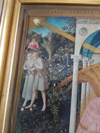 Reproducción La Anunciación Marco Dorado