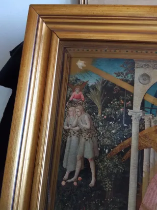 Reproducción La Anunciación Marco Dorado