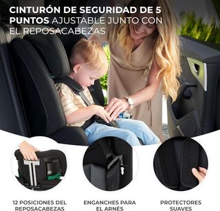 Kinderkraft SAFETY FIX 2 I-SIZE 75-150 cm Silla co