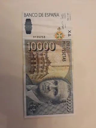 Billete 10000 ptas Banco de España 1992