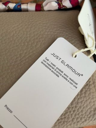 Borsa tracolla Just Glamour beige NUOVA