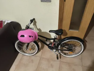 Bicicleta Riverside 20" + casco rosa – Casi nueva