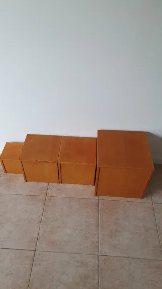 Cubos de madera 4 pz. Se venden independientes