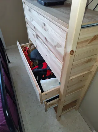 Cajonera de madera Ikea