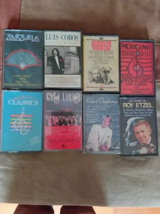 Lote 8 Cintas Cassette Luis Cobos Zarzuela Ópera