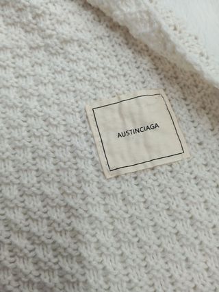 AUSTINCIAGA Manta de Punto para Sofá Colcha