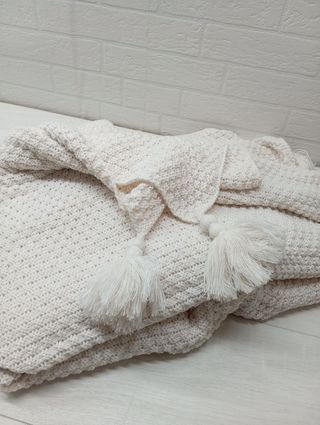 AUSTINCIAGA Manta de Punto para Sofá Colcha
