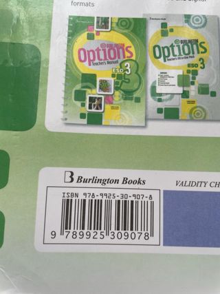 Options 3ESO Workbook Burlington