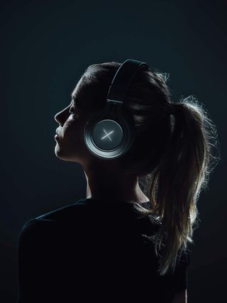 Kygo Xenon Over-Ear Bluetooth Headset con ANC (Blu