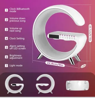 LED  G63 Tamaño XL (22cm ) Doble Altavoz