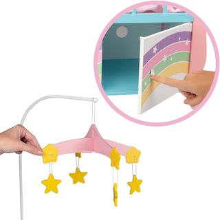 WOOMAX Cuna de Madera para bebés y muñecas, Acceso