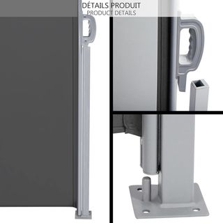 VOUNOT Toldo Lateral Retráctil, Protege la Privaci