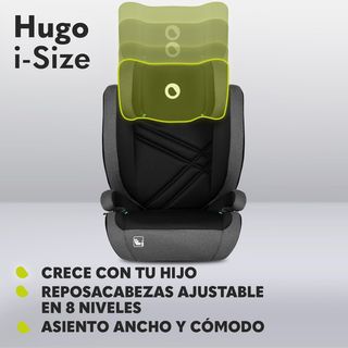 LIONELO HUGO I-SIZE Silla de coche para bebés, Gru
