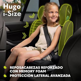 LIONELO HUGO I-SIZE Silla de coche para bebés, Gru
