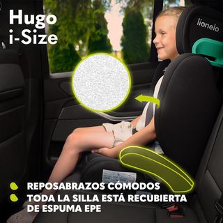 LIONELO HUGO I-SIZE Silla de coche para bebés, Gru
