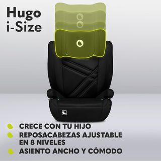 LIONELO HUGO I-SIZE Silla de coche para bebés, Gru