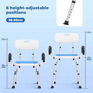 Careboda Silla de Ducha - Silla de baño para Perso