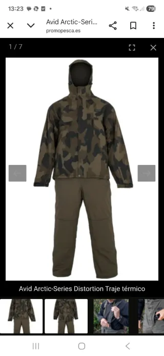 Traje térmico Avid Carp invierno