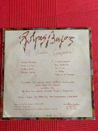 Vinilo A Cantar Compaña de Golpes Bajos