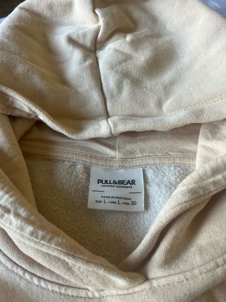 Sudadera Pull and Bear Beige