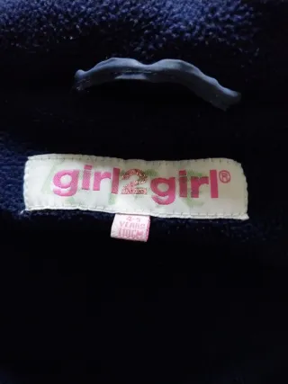 Chaleco niña 4-5 años estampado flores