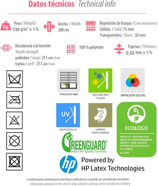 Estoralis | Noche y Dia Estampado | Estor Enrollab