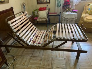 Cama Articulada Madera y Metal
