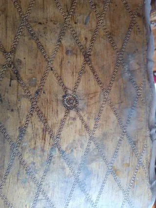 Bandeja Antigua Madera Tallada