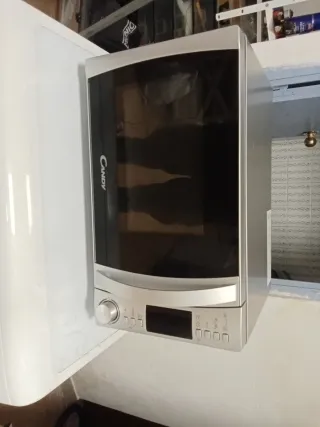 Microondas Candy plateado