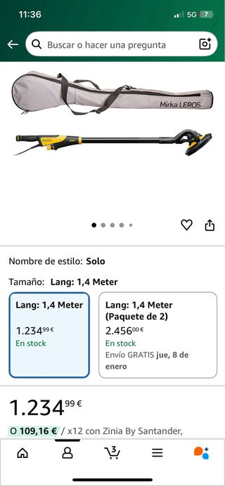 Lijadora jirafa Mirka PROFESIONAL