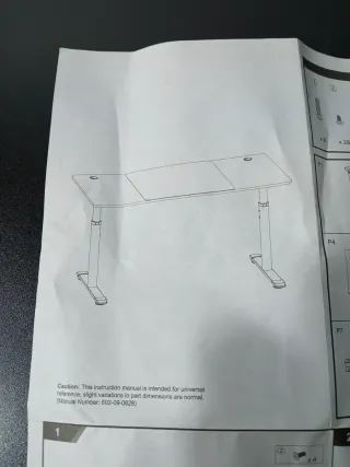Tavolo da gioco/computer regolabile in altezza