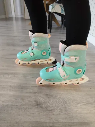 Patines en línea Oxelo Play 5 Menta Niños