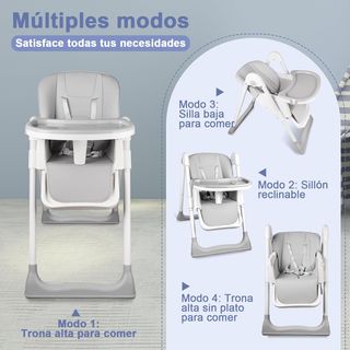 Trona Bebé Evolutiva, Trona para Bebe Ajustable y