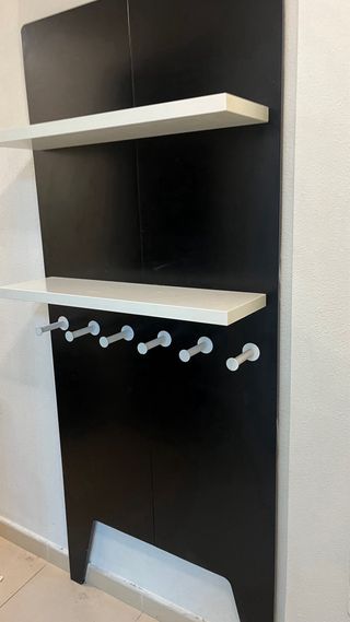 Consola entrada con perchero