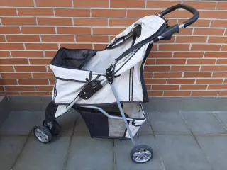 Carrito para mascotas plegable