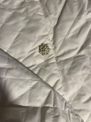 Abrigo de Novia Blanco Acolchado