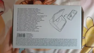 Proyector móvil gris y verde