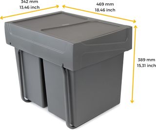 EMUCA - Cubos de Basura bajo Fregadero con fijació