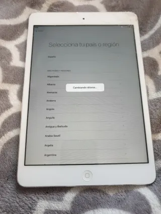 iPad mini para piezas